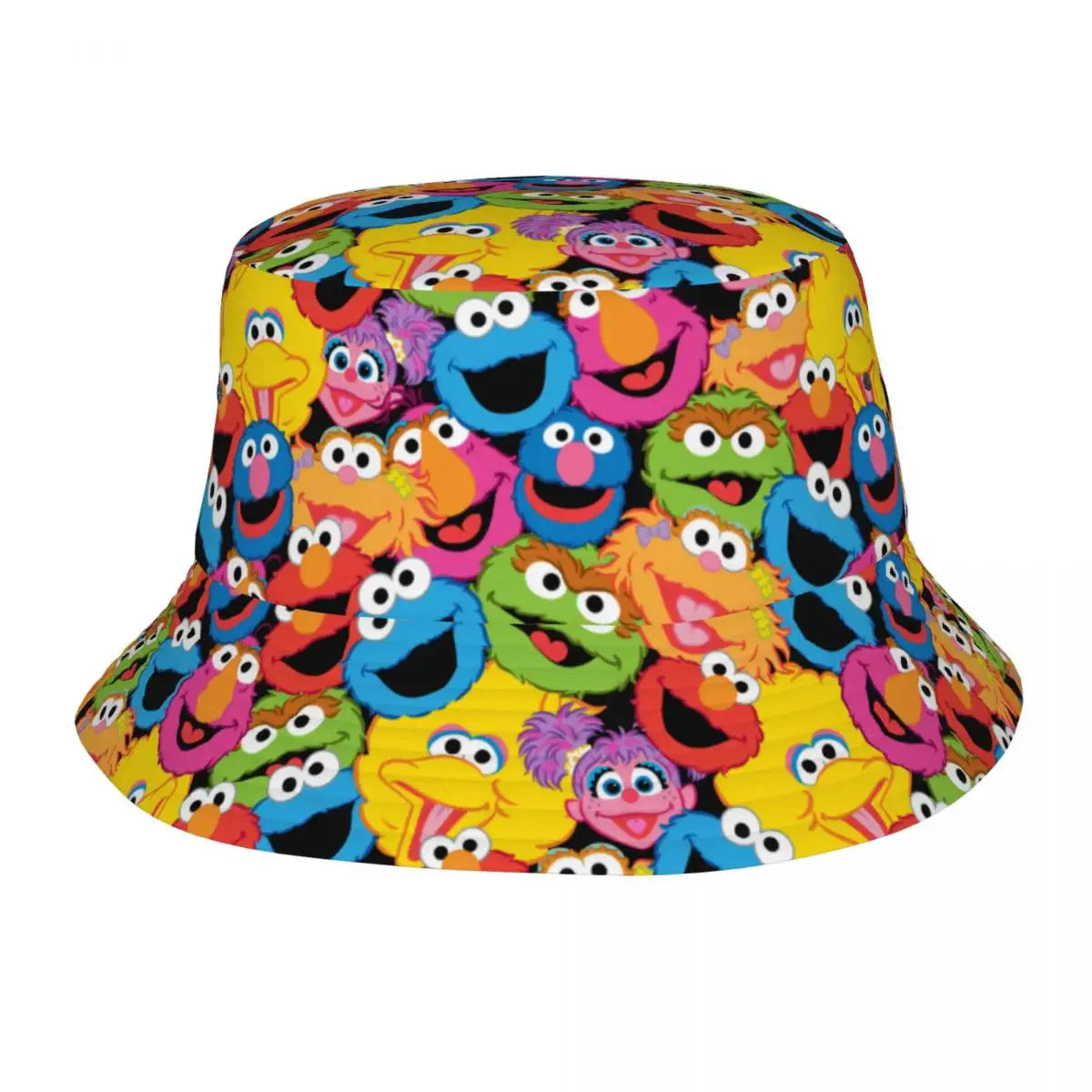 'Bunte Sesamstraße Fischerhüte | Lustige Festival Bucket Hats 2025