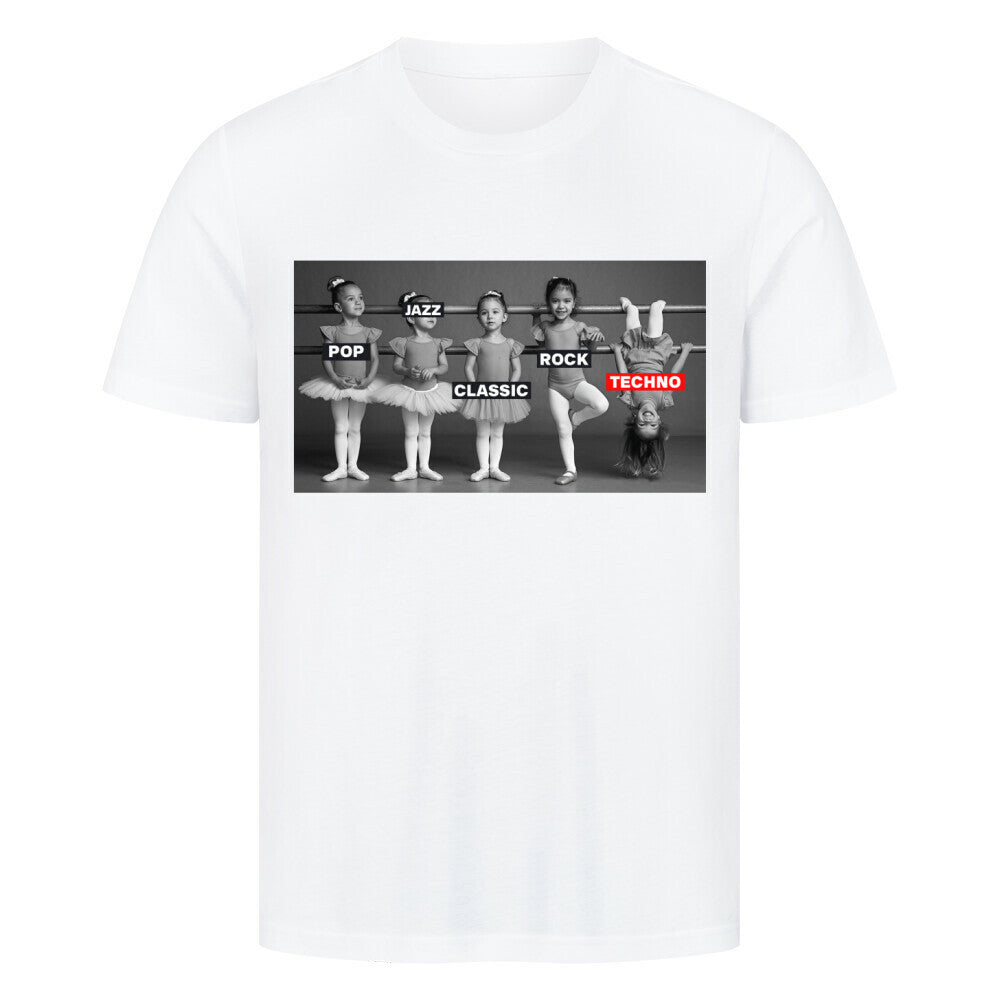 Techno Shirt weiß