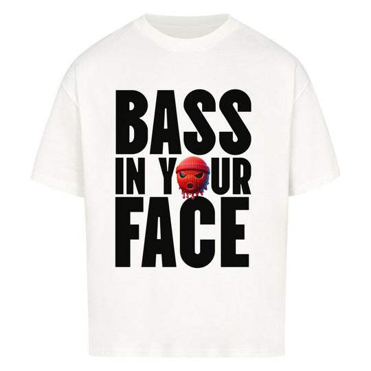 Bass in your Face – Oversized Techno Shirt (Doubleprint) MarketPrint