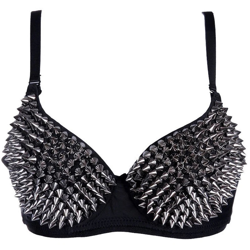 Kinky Rave Outfit Damen bh Strass 
 Festival Outfits | Techno Shirts | Rave Clothing