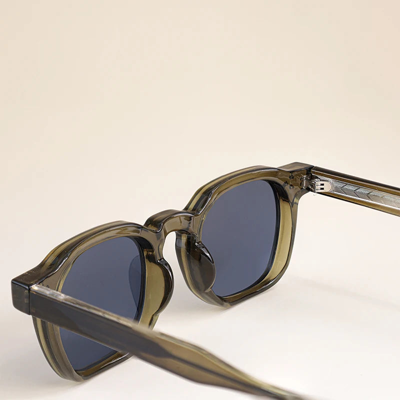 CATERSIDE Retro Punk Men Sunglasses Small Frame Square Personalized Design Sunglasses Women Travel Party Business Festival Gift Festival Outfits | Techno Shirts | Rave Clothing