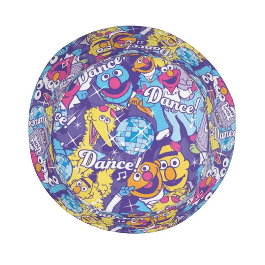 Bunter Sesamstraße Fischerhut – Krümelmonster-Edition 🍪 Festival Outfits | Techno Shirts | Rave Clothing