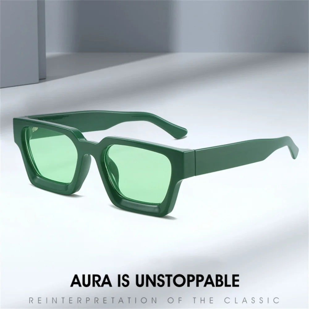 KLASSNUM men's sunglasses with square frame, 2025, luxury brand, designer sunglasses, retro, trendy shades, UV400, unisex, women's glasses, New Festival Outfits | Techno Shirts | Rave Clothing