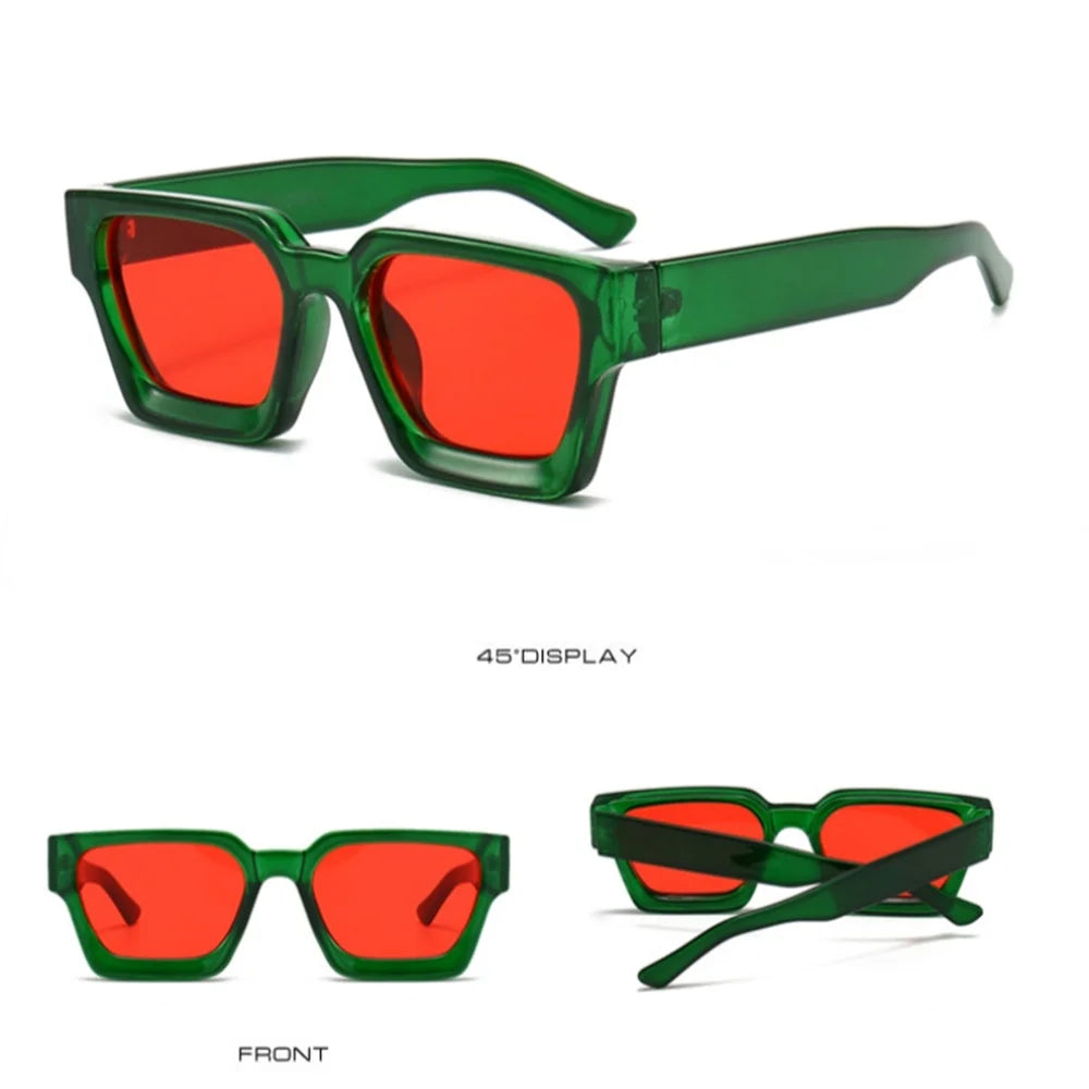 KLASSNUM men's sunglasses with square frame, 2025, luxury brand, designer sunglasses, retro, trendy shades, UV400, unisex, women's glasses, New Festival Outfits | Techno Shirts | Rave Clothing