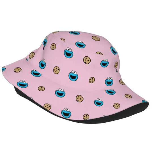 Bunter Sesamstraße Fischerhut – Krümelmonster-Edition 🍪 Festival Outfits | Techno Shirts | Rave Clothing