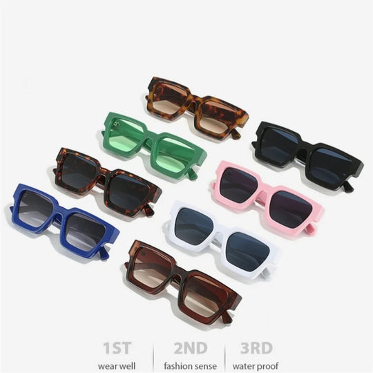 KLASSNUM men's sunglasses with square frame, 2025, luxury brand, designer sunglasses, retro, trendy shades, UV400, unisex, women's glasses, New Festival Outfits | Techno Shirts | Rave Clothing