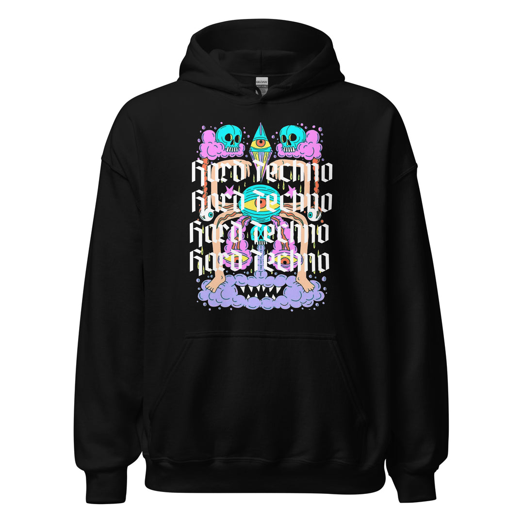 Techno Hoodie black