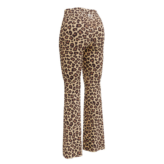 Leoparden Rave Leggings mit Schlag FESTIVAL OUTFITS & STREETWEAR
