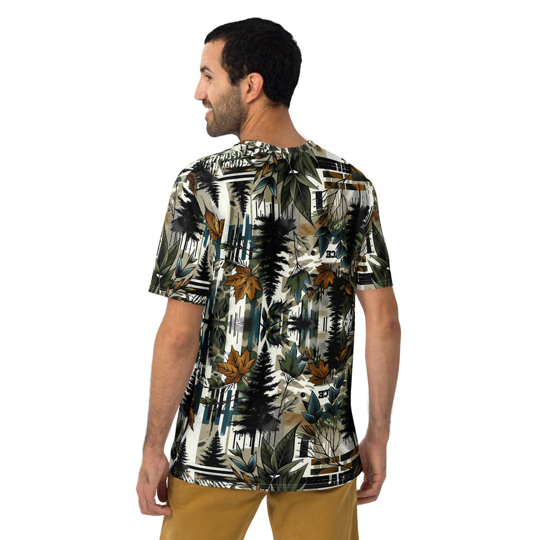 Men's t-shirt Wood lover - Festival Shirt Graphic all over Tee - Techno Rave outfit Festival Shirts