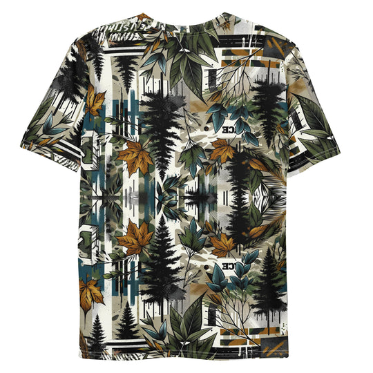 Men's t-shirt Wood lover - Festival Shirt Graphic all over Tee - Techno Rave outfit Festival Shirts