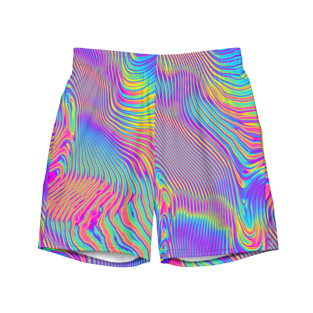 NATZ CLOTHING! Colorful Festival Shorts - Rave Pants - Festival Outfit "Holgraphic" Printify