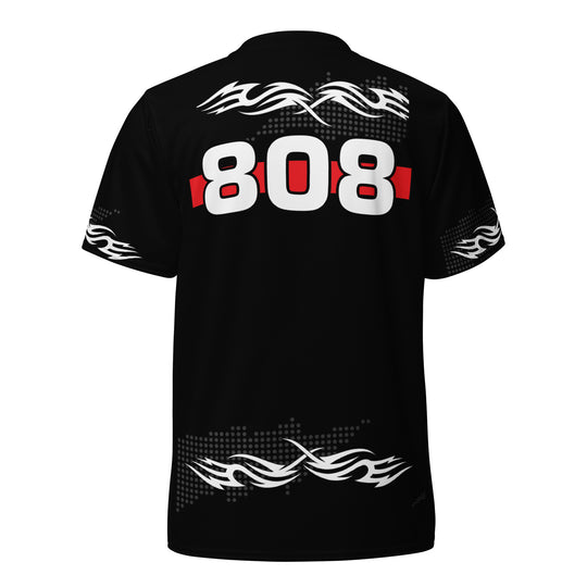 Football Jersey - red rave jersey Y2k "Stiftung Basstest" 6xl FESTIVAL OUTFITS & STREETWEAR