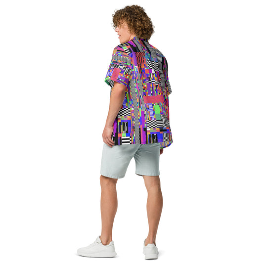Streetwear Hemd mit Knöpfen | all over print | Streetlook Streetwear Festival Shirts