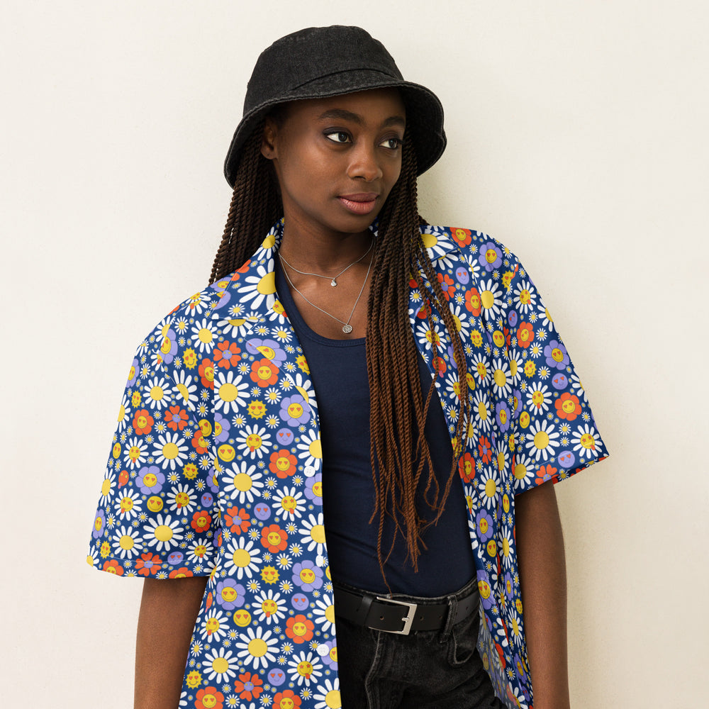 Groovy Gal | Colorful Hawaiian shirt for men (oversized) FESTIVAL OUTFITS & STREETWEAR