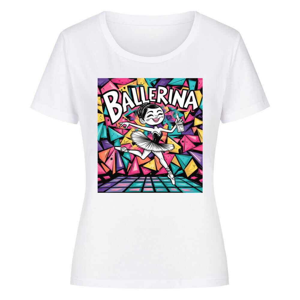 ballerina tight women top white
