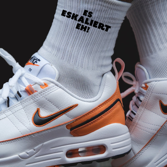 "It's escalating anyway" statement party socks MarketPrint