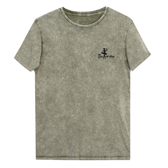 Ballerina besticktes Denim-T-Shirt FESTIVAL OUTFITS & STREETWEAR
