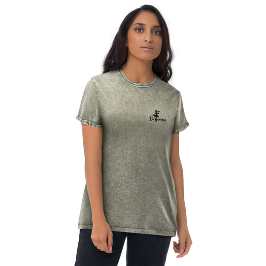 Ballerina besticktes Denim-T-Shirt FESTIVAL OUTFITS & STREETWEAR
