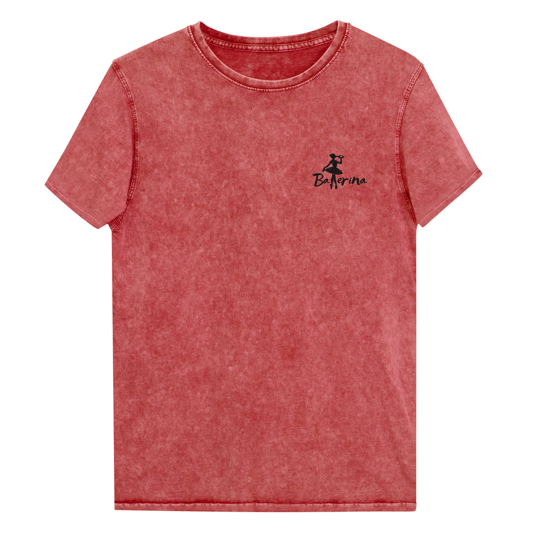 Ballerina besticktes Denim-T-Shirt FESTIVAL OUTFITS & STREETWEAR