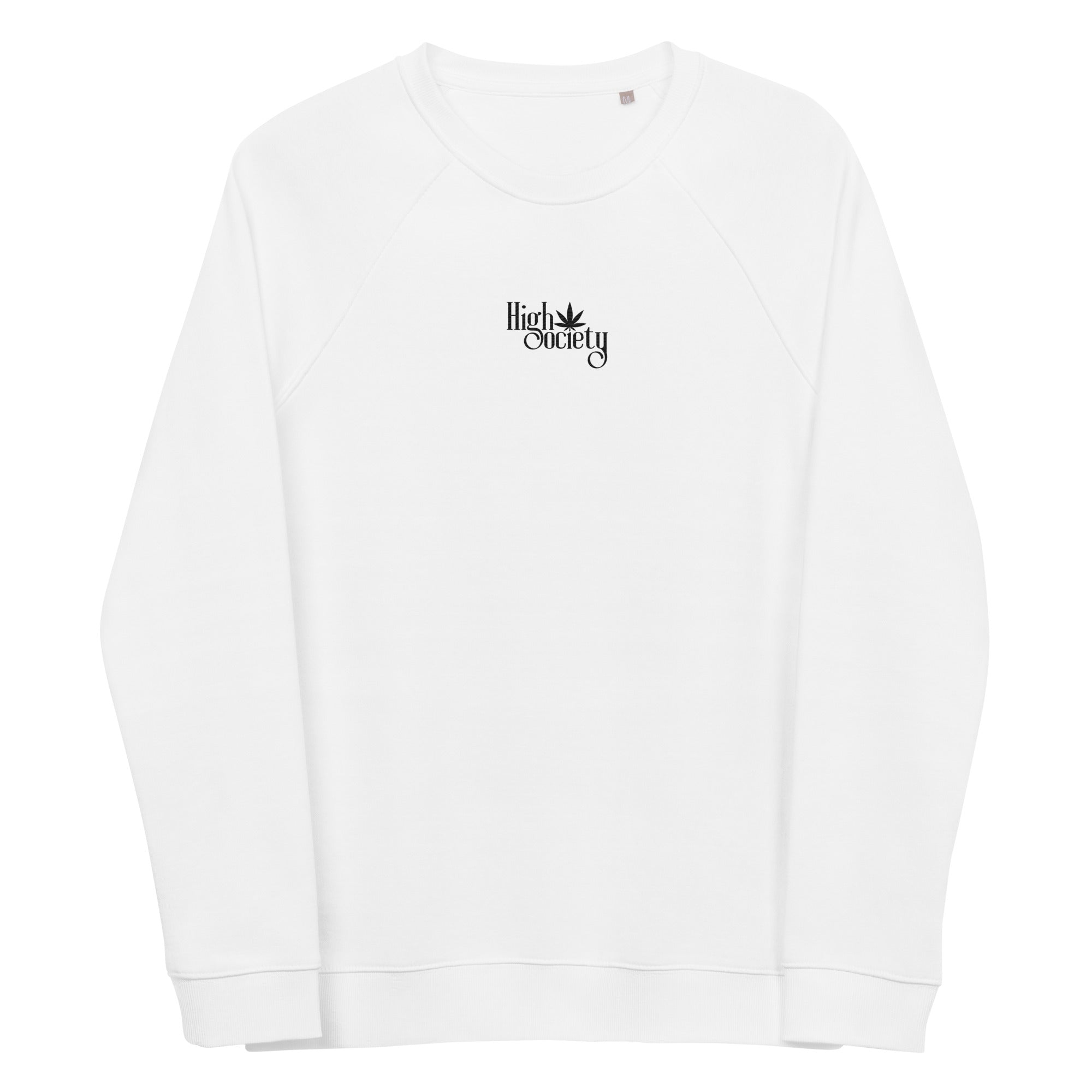 "High Society" Sweatshirt mit gesticktem Schriftzug FESTIVAL OUTFITS & STREETWEAR