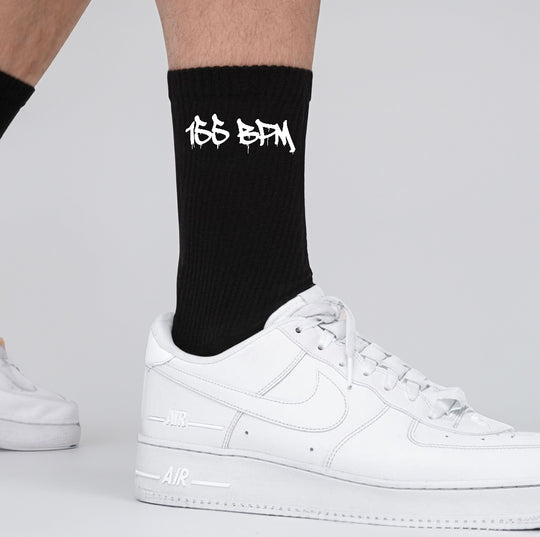 "155BPM" Statement Techno Socken MarketPrint