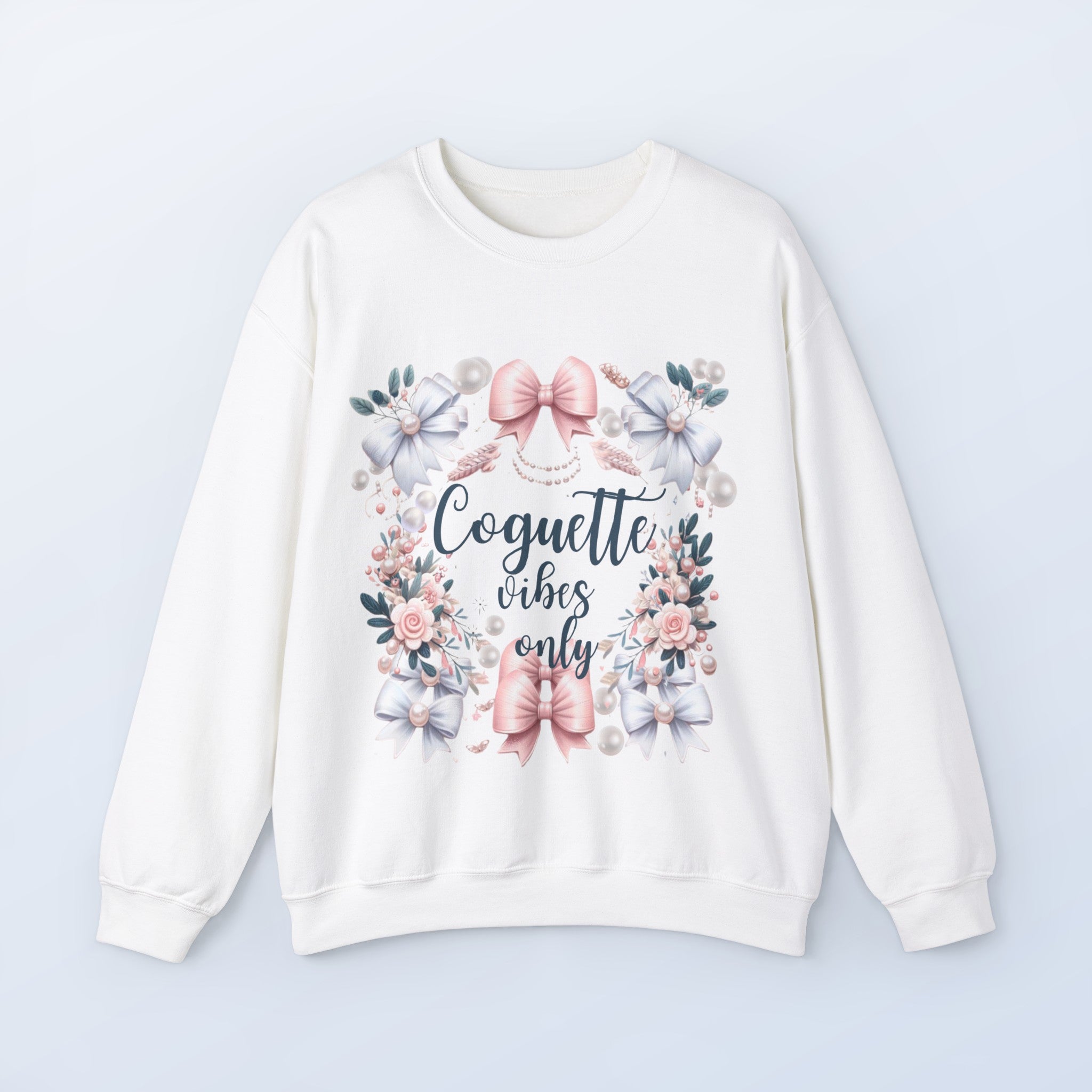 Coquette vibes only Sweatshirt Frauen Printify