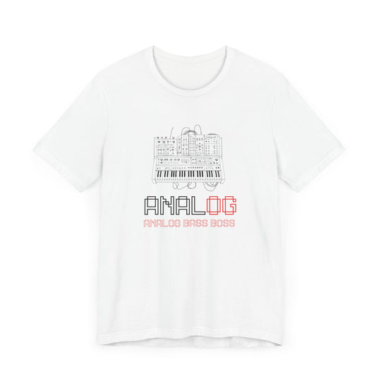 Analog Bass Boss Tshirt Männer, Analog retro vintage Dj analog synthesizer Tshirt, analog modular synthesizer shirt,  Musik, Producer Tshirt dj Printify