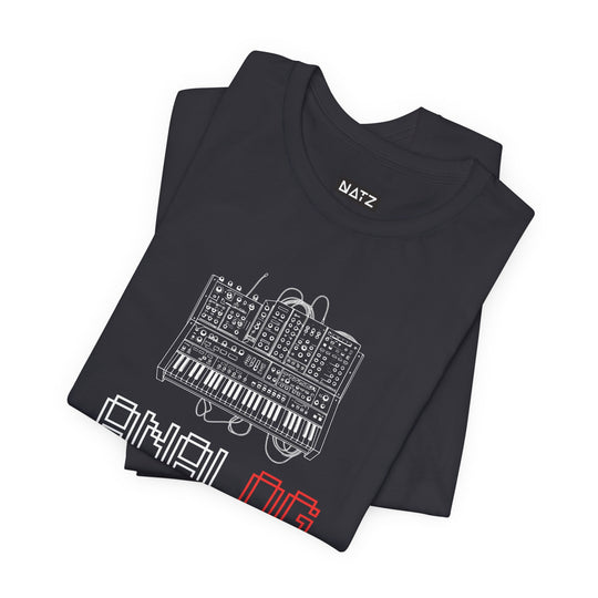 Analog Bass Boss Tshirt Männer, Analog retro vintage Dj analog synthesizer Tshirt, analog modular synthesizer shirt,  Musik, Producer Tshirt dj Printify