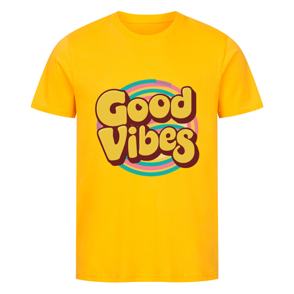 yello T-shirt for Festivals, Retro lover, vintage Design, 90er  JAhre, good vibes T-shirt-Festival-Techno-Rave-Outfit-funny-Tshirt-gelb