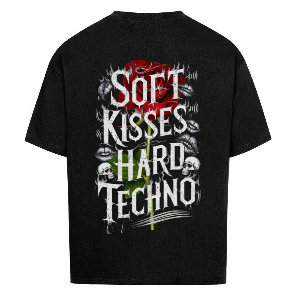 NATZ Clothing! Statement Shirt "Soft Kisses Hard Techno" (Doubleprint) MarketPrint