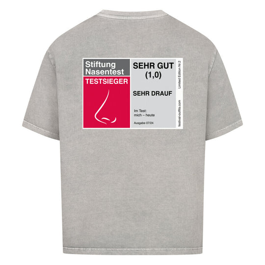 Stiftung nasentest sehr drauf-shirt-grey