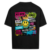 NATZ Clothing! Festival Oversized T-Shirt - "No BPM Limit"