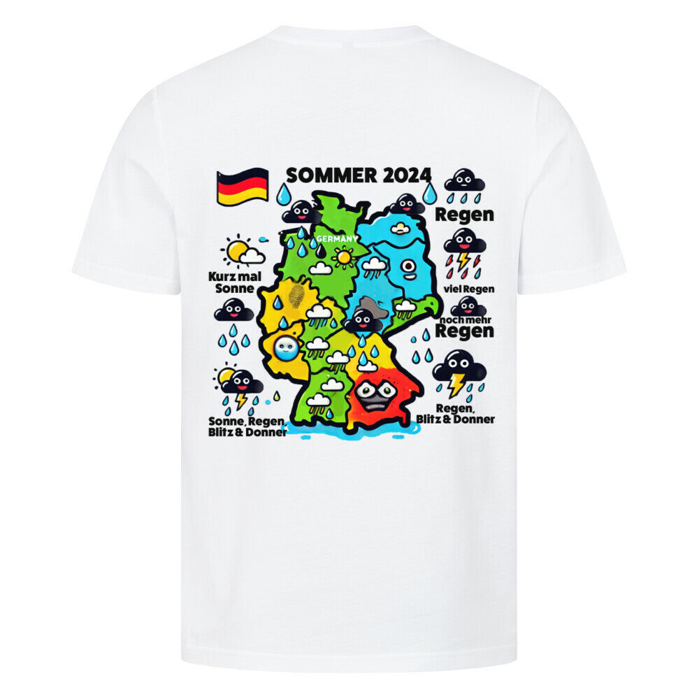 Sommerwetter deutschland T-Shirt 2024-Festival outfit-lustiges Shirt 