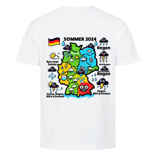 Sommerwetter deutschland T-Shirt 2024-Festival outfit-lustiges Shirt 