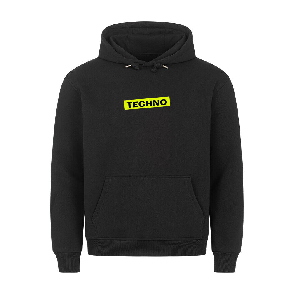 techno statement hoodie | Rave Pullover