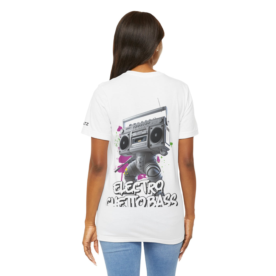 Musik T-Shirt - Electro Ghetto Bass Worrior Printify