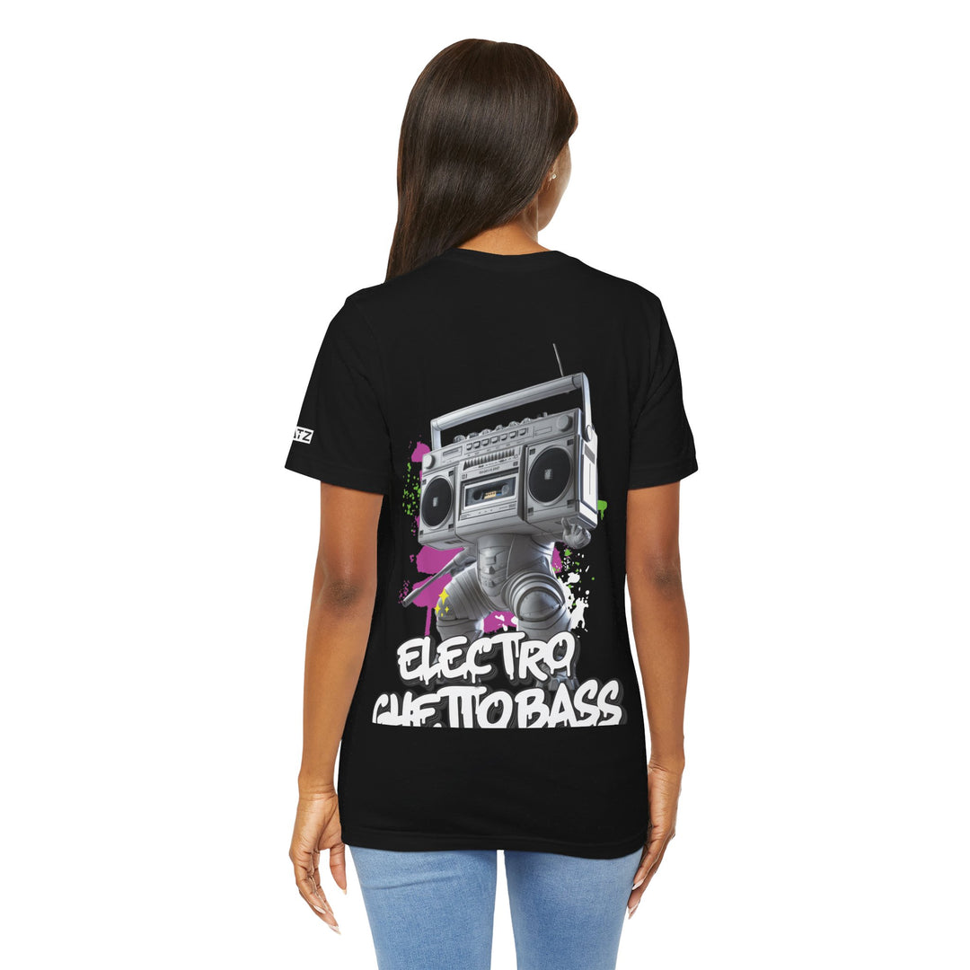 NATZ Clothing! Festival Shirt "Electro Ghetto Bass" cooles Musik T-Shirt Printify