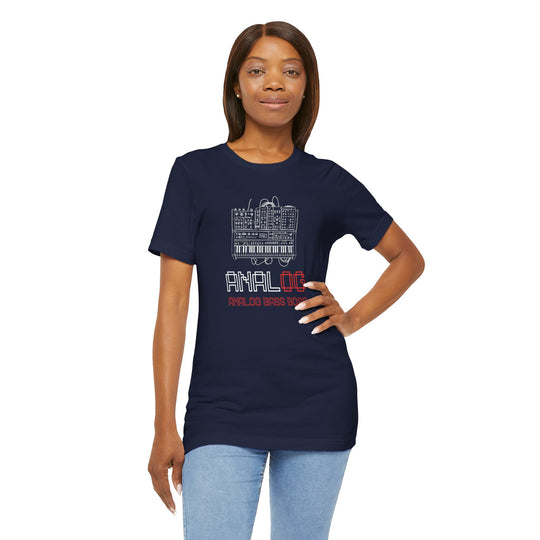 Analog Bass Boss Tshirt Männer, Analog retro vintage Dj analog synthesizer Tshirt, analog modular synthesizer shirt,  Musik, Producer Tshirt dj Printify