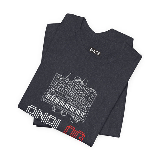 Analog Bass Boss Tshirt Männer, Analog retro vintage Dj analog synthesizer Tshirt, analog modular synthesizer shirt,  Musik, Producer Tshirt dj Printify