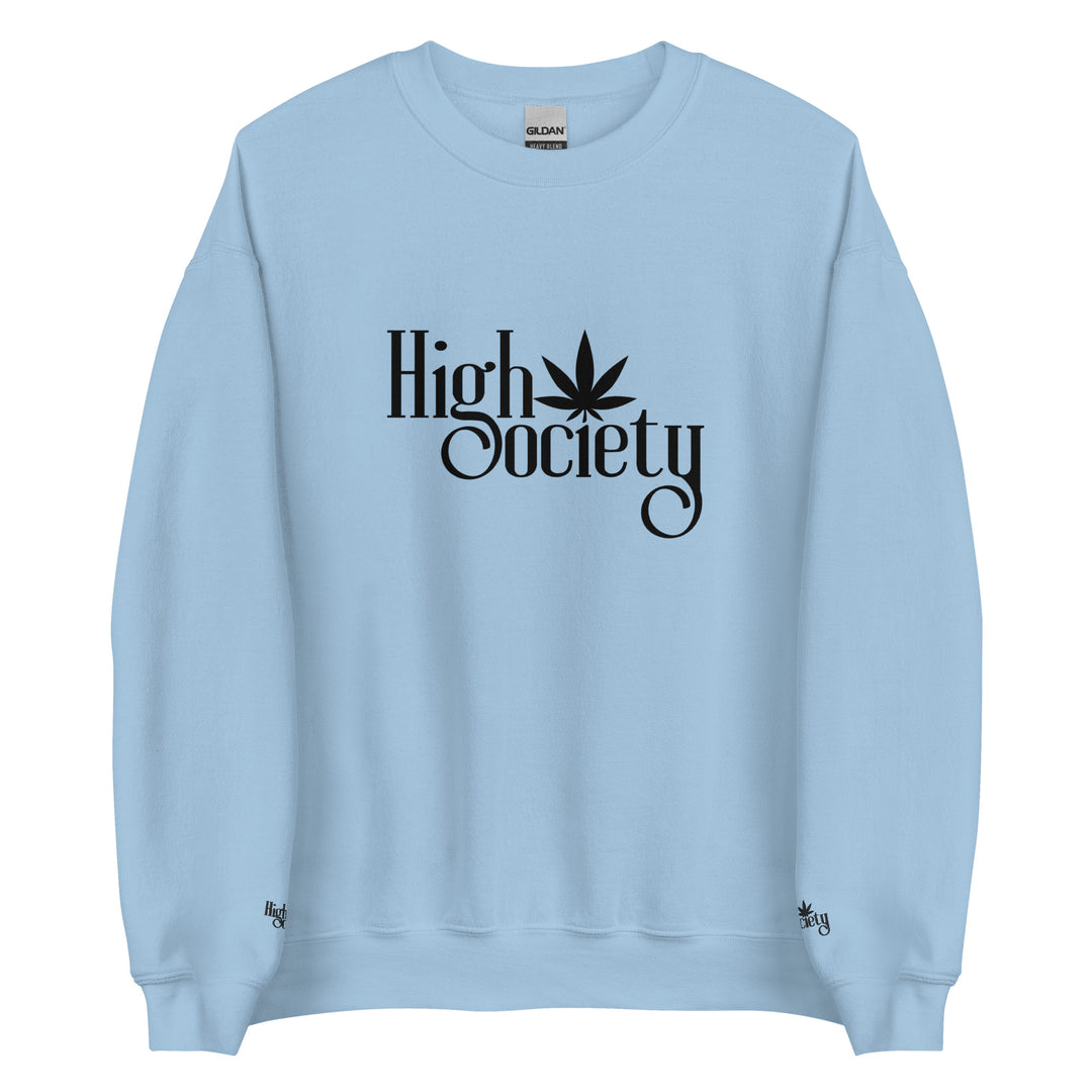 High society sweatshirt damen 5xl High society sweatshirt herren blau frontprint