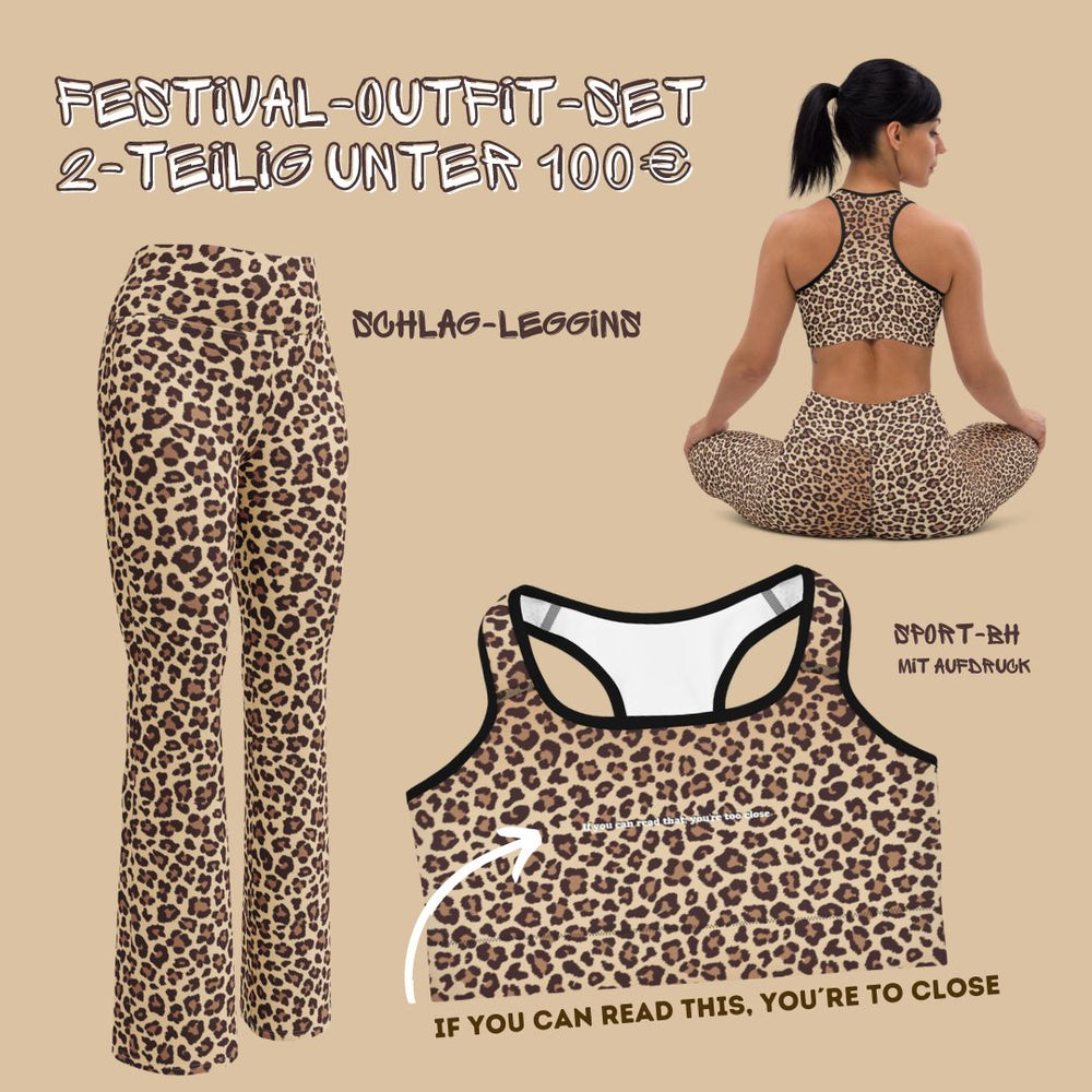 Leggins mit Oberteil Leoparden Muster *HOT* FESTIVAL OUTFITS & STREETWEAR