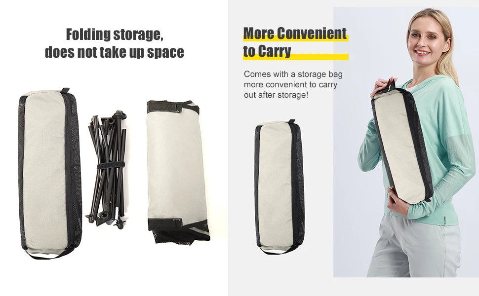 WESTTUNE Tragbarer, zusammenklappbarer Campingstuhl mit Kopfstütze, leichte Touristenstühle, Angelstuhl aus Aluminiumlegierung, Gartenmöbel Festival Outfits | Techno Shirts | Rave Clothing