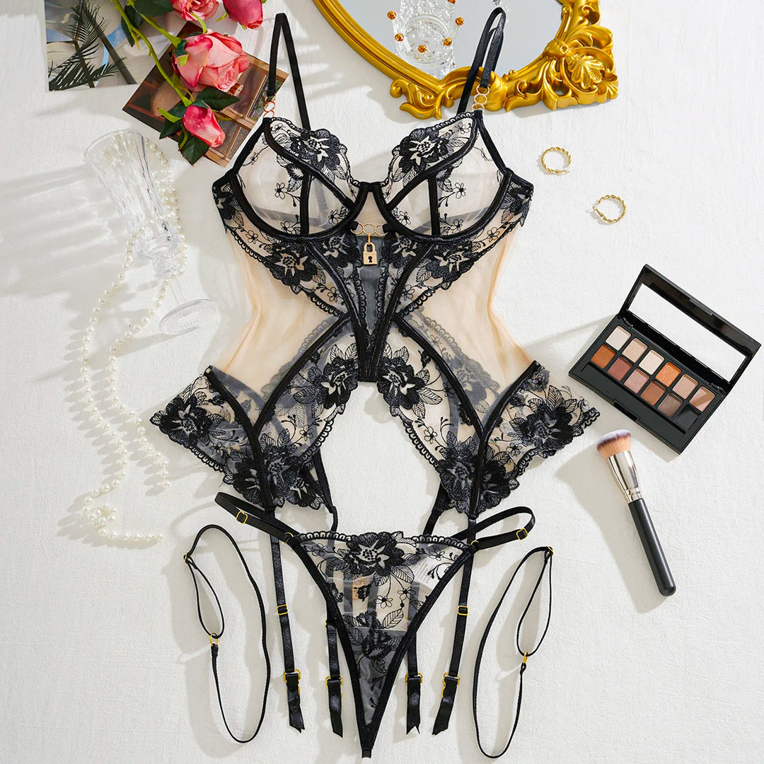 Hot Lace Fantasy Dessous Kit Transparentes G-String Set fr Onlyfans & Co. | Festival Outfits | Techno Shirts | Rave Clothing Hot Lace Fantasy Dessous Kit Transparentes G-String Set fr Onlyfans & Co. | Festival Outfits | Techno Shirts | Rave Clothing