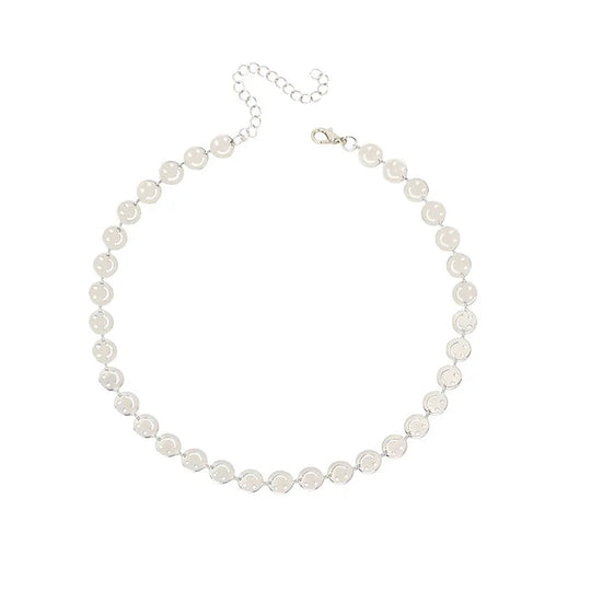 1PC Mehrere Lächeln Gesicht Armbänder Für Frauen Punk Einfache Einstellbare Runde Lächeln Armband Kette Schmuck Geschenke B51 Festival Outfits | Techno Shirts | Rave Clothing