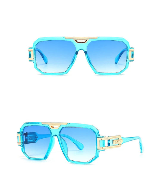 56478 Luxusmarke Sonnenbrille Männer Vintage Design Übergroße Brillen Männliche Shades Uv400 Fahren Gläser Festival Outfits | Techno Shirts | Rave Clothing
