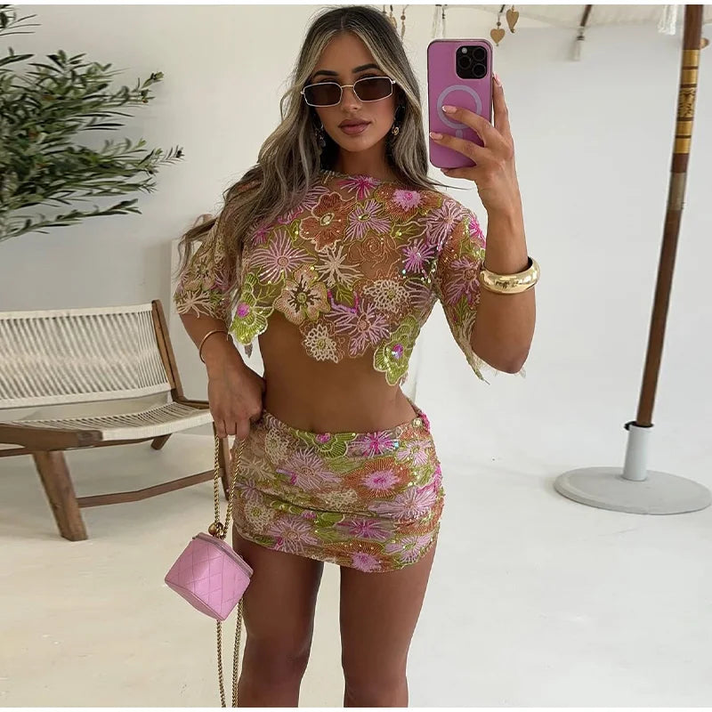 Frauen Hosen Anzug Zwei Stück Sets Solide Halfter Ärmellose Tank Weste Lose Taille Breite Bein Hosen Lose Sommer Neue dame Outfits Festival Outfits | Techno Shirts | Rave Clothing