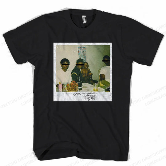 Hip Hop Tshirt Rapper Kendrik Lamar