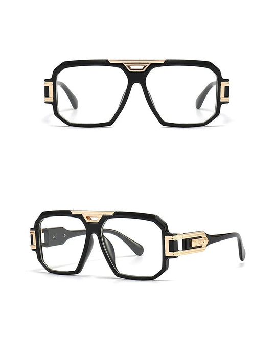 56478 Luxusmarke Sonnenbrille Männer Vintage Design Übergroße Brillen Männliche Shades Uv400 Fahren Gläser Festival Outfits | Techno Shirts | Rave Clothing