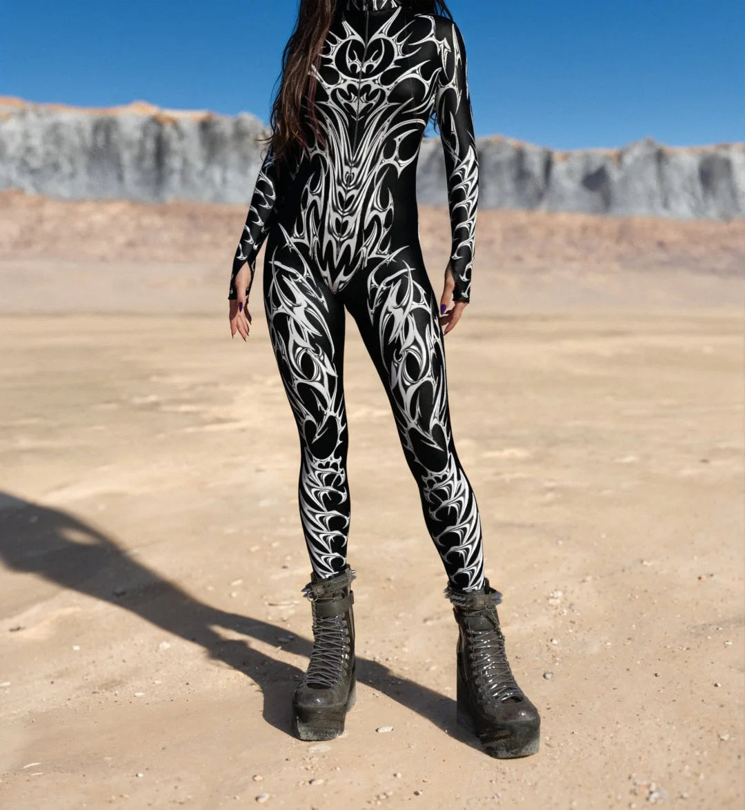 Multicolor Jumpsuit Women Sexy Zentai Suit Gothic Morphsuit Animal Bodysuit Cosplay Rave Costume Halloween Festival Party Outfit FESTIVAL OUTFITS & STREETWEAR