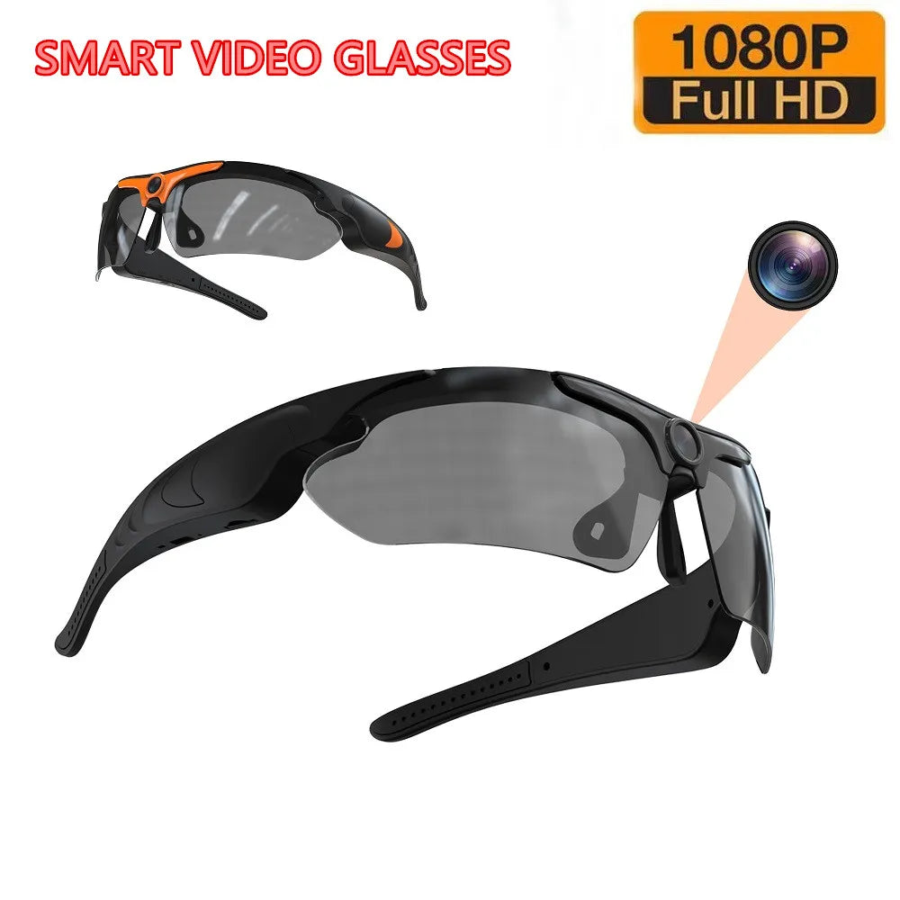Wearable HD 1080P Camera Outdoor Cycling Glasses Polarized Lens Smart Camcorder Security Protection Video Record Smart Camera FESTIVAL OUTFITS & STREETWEAR